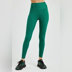 Year of Ours Ribbed High High Legging in Malachite size Small